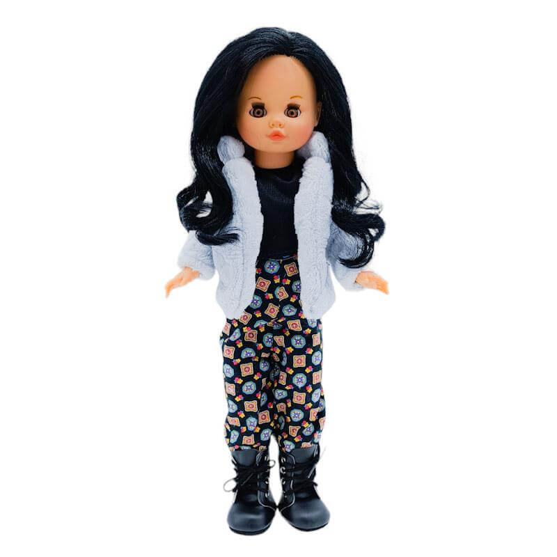 Muñeca colección Sintra original 40 cm. 100% vinilo con chaqueta.